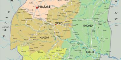 Harta manzini Swaziland