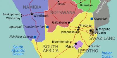Harta maputo Swaziland